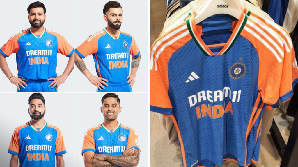 T20 World Cup 2024, Team India New Jersey Adidas, Team India Jersey Photos, Team India New Jersey for T20 World Cup 2024,