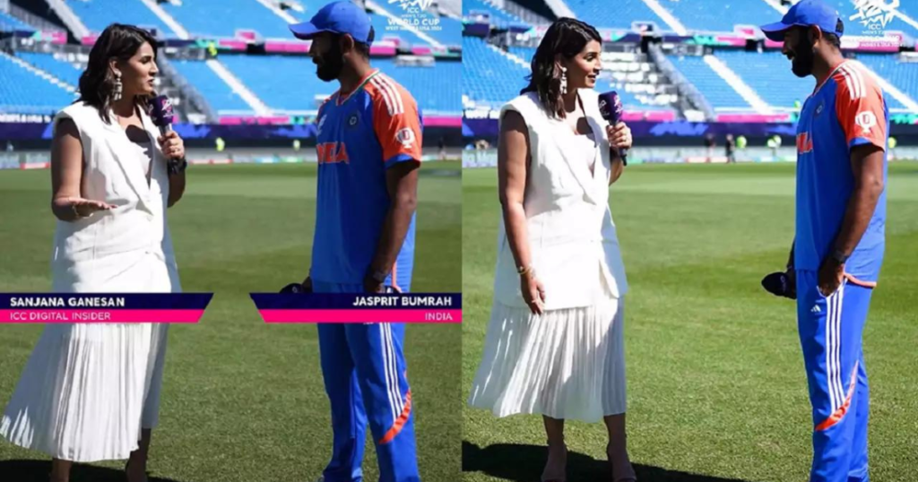 Sanjana Ganesan. Jasprit Bumrah, Jasprit Bumrah wife, Sanjana Ganesan interview,